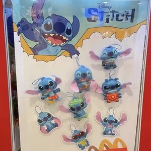 2022 Stitch McDonald's toys set of 7 (#5 missing) New w/boxes